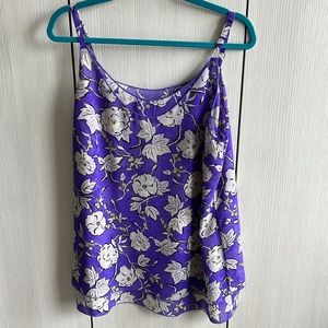 Cabi purple cami with adjustable straps